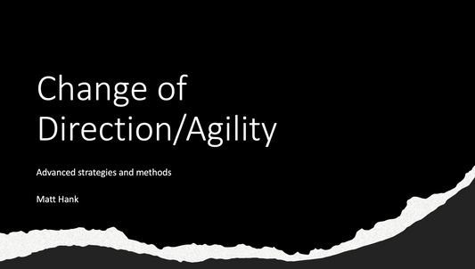 Change of Direction/Agility Webinar