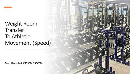 Transfer From Weight Room to Field: Exercise Library & Webinar